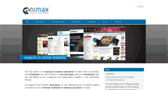 Desktop Screenshot of nimax.de