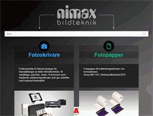 Tablet Screenshot of nimax.se